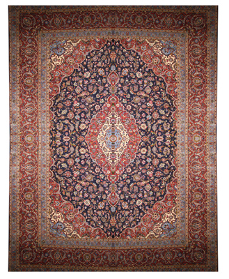 Persian Kashan Rug (Antique -100% Wool)