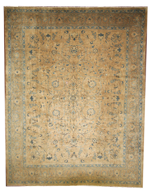 Persian Tabriz Rug (Antique -100% Wool)