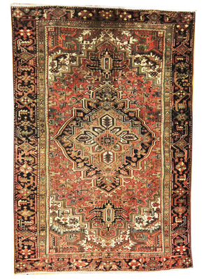 Persian Heriz Rug (Antique -100% Wool)