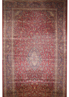 Persian Kashan Rug (Antique -100% Wool)