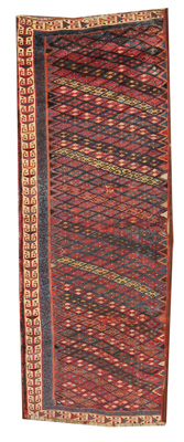 Persian Shahsavan Rug (Antique -100% Wool)