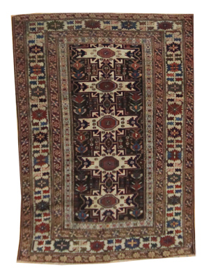 Persian Shirvan Caucasus Rug (Antique -100% Wool)