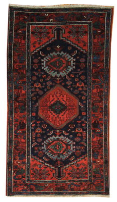 Persian Zanjan Rug circa 1920 (Antique -100% Wool)