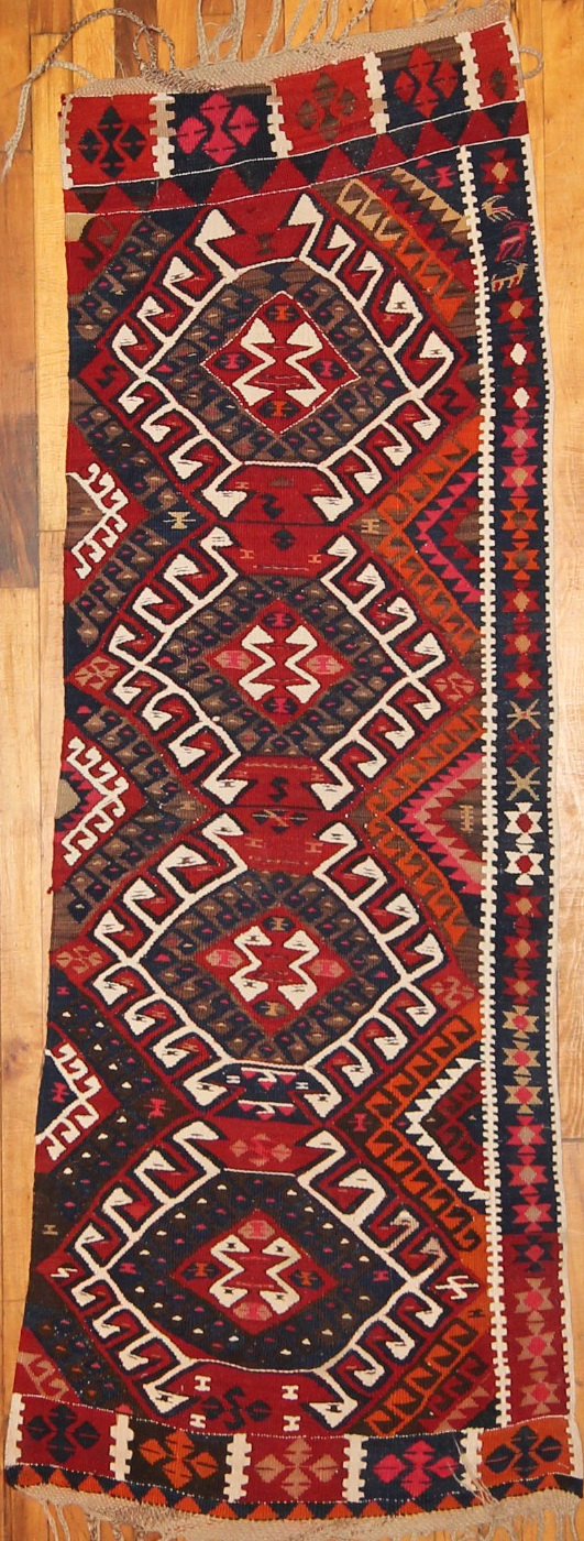 Turkish Klim Rug circa 1910 (Antique -100 % Wool)