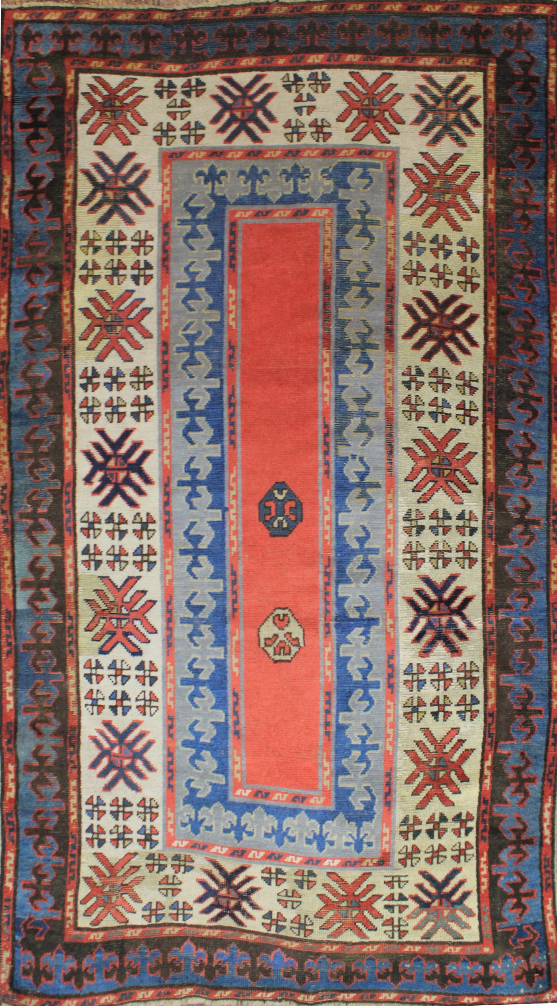 Turkish Rug circa 1880 (Antique -100% Wool on Wool)
