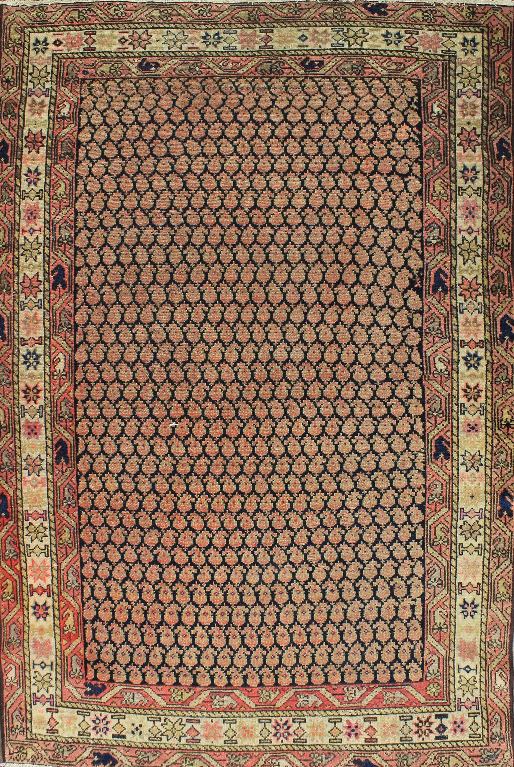 Persian Malayer Rug circa 1910 (Antique -100% Wool)