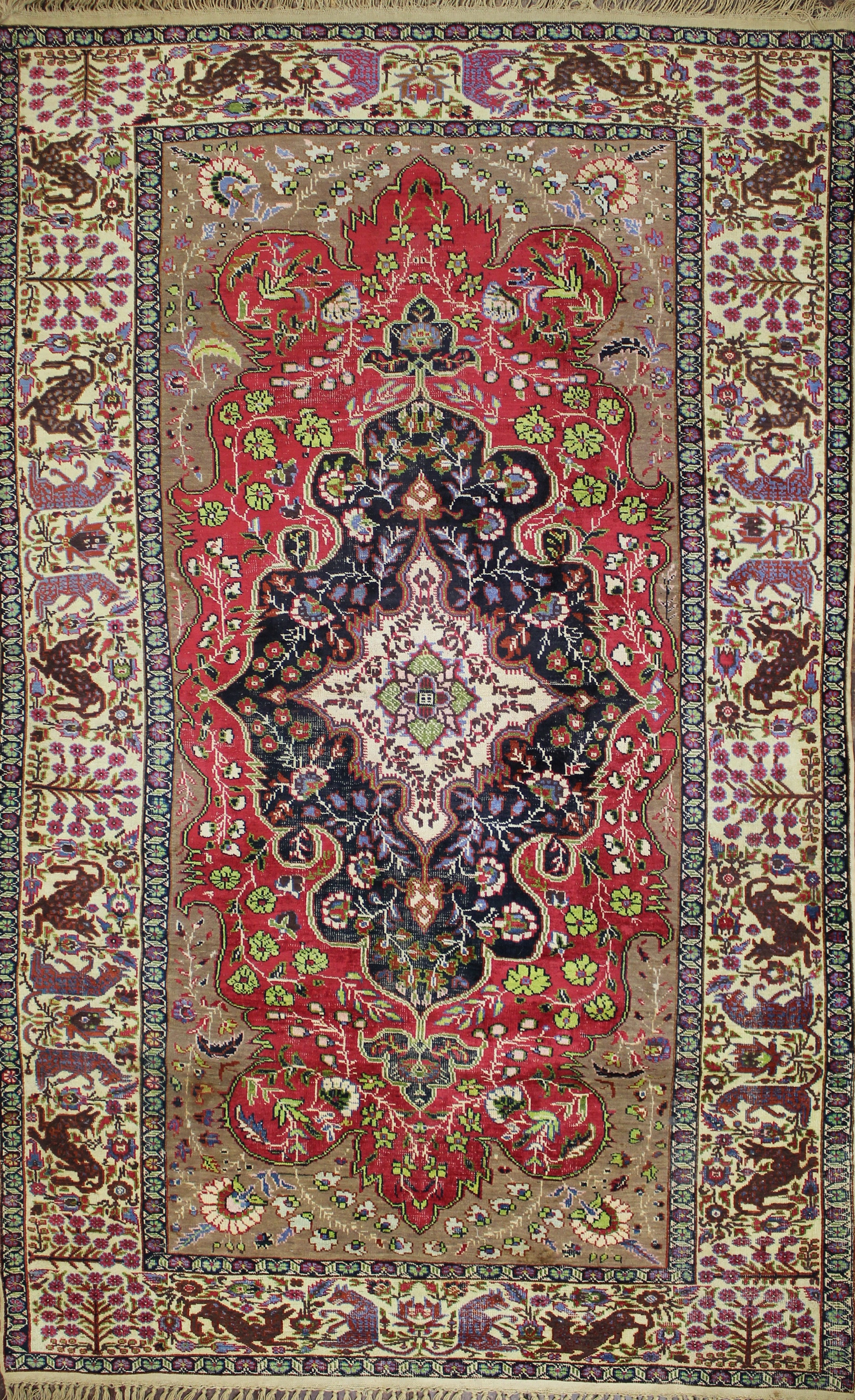 Turkish Rug (Antique -Wool and Silk)