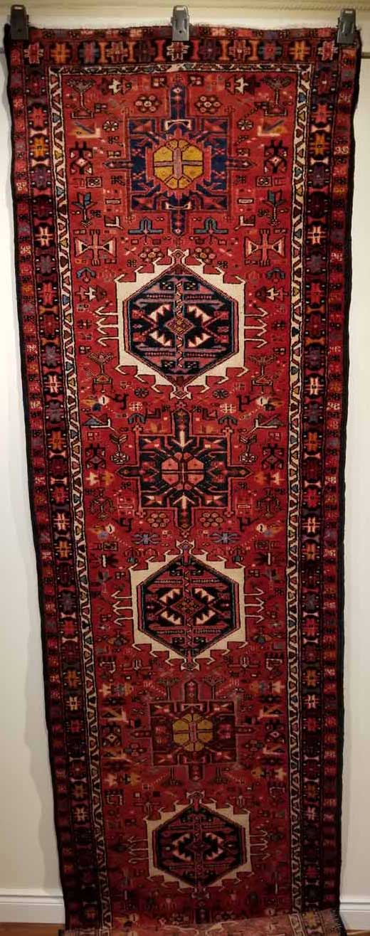 Persian Heriz Rug circa 19th Century (Antique -100% Wool)