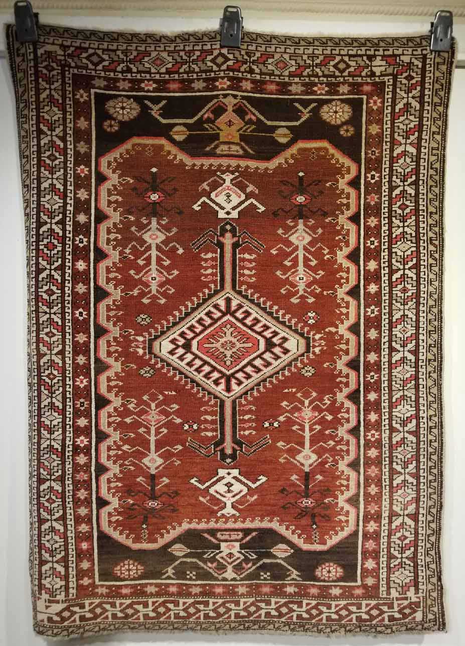 Caucasian Shirvan Rug (Antique -100% Wool)