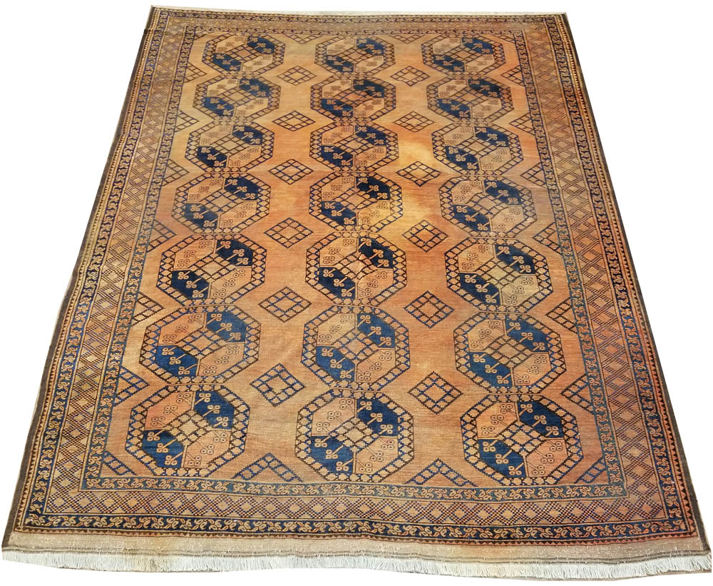 Afghan Ersari Rug (Antique -100% Wool on Wool)