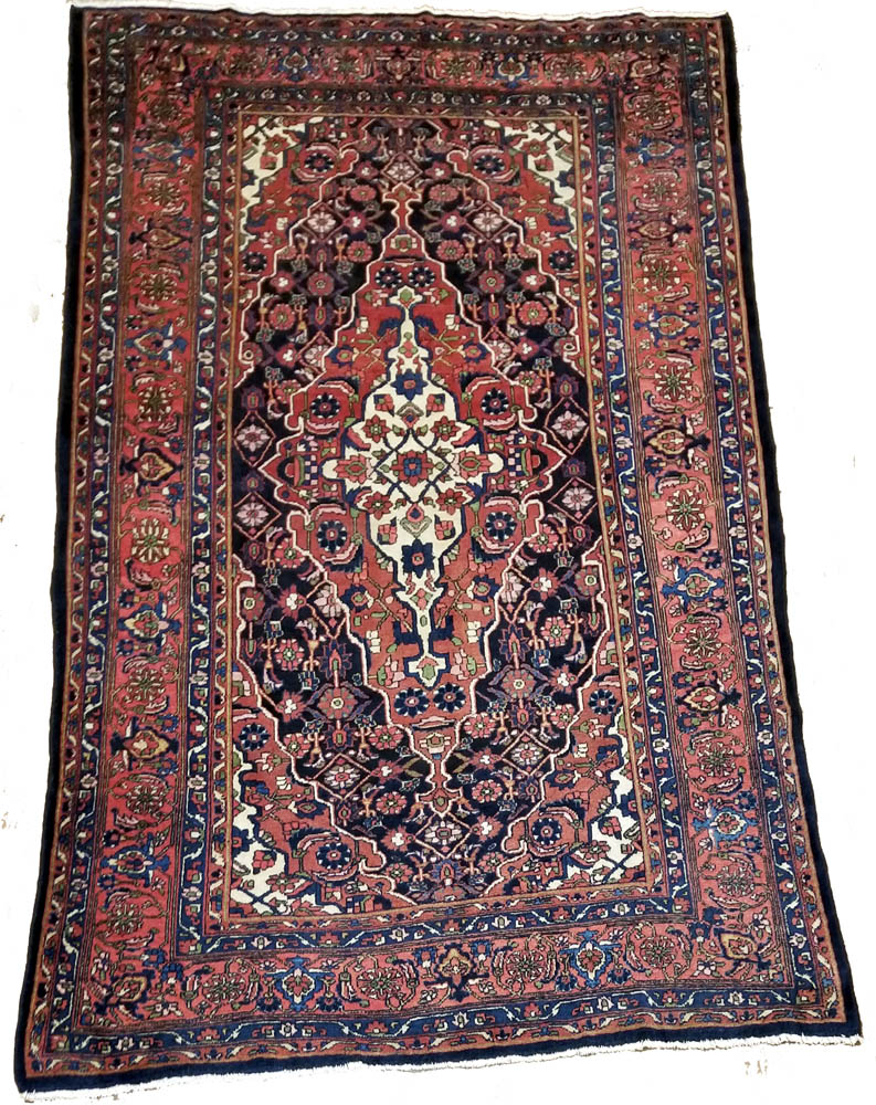 Persian Bibikabad Rug (Antique -100% Wool on Cotton)