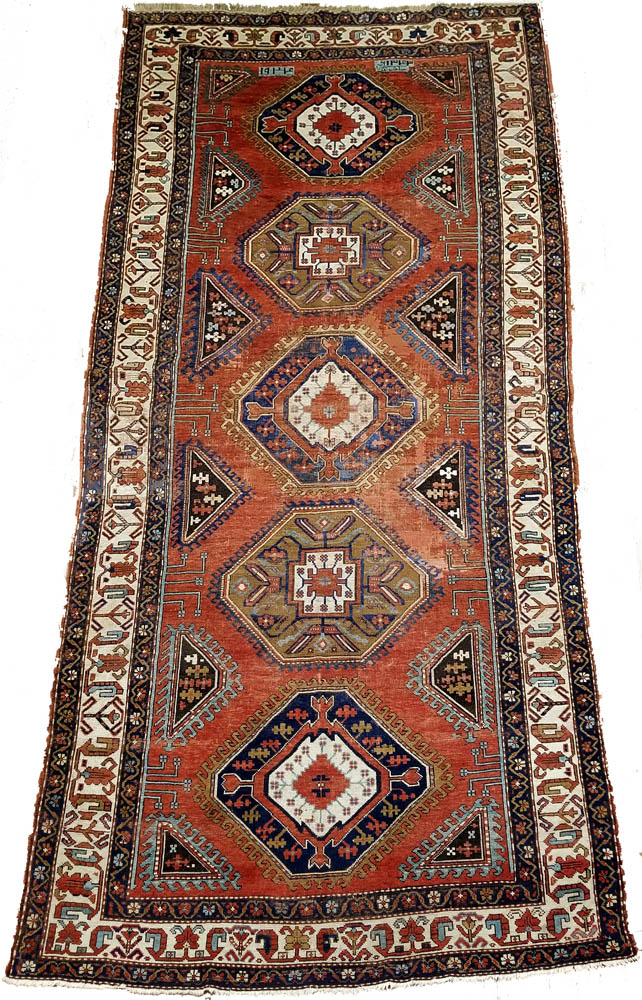 Caucasian Kazak Rug (Antique -100% Wool)