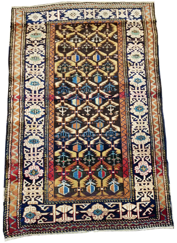 Caucasian Rug (Antique -100% Wool)