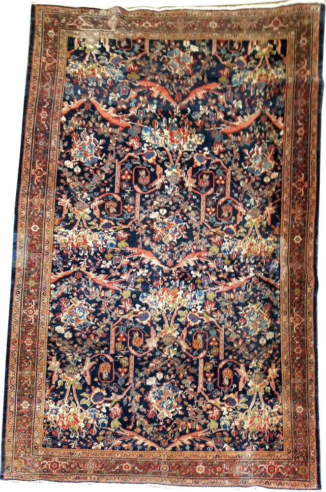 Persian Faraghan Rug (Antique -100% Wool)