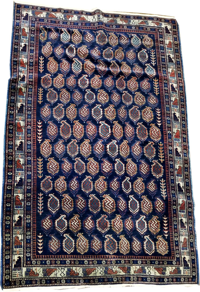 Caucasian Marasali Rug (Antique -100% Wool)