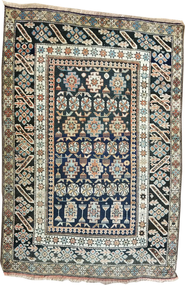 Chichi Caucasus Rug (Antique -100% Wool)