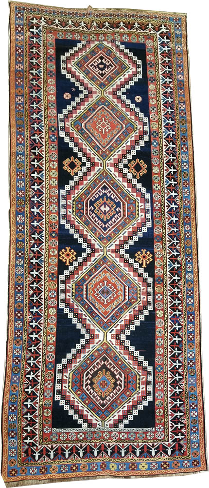 Caucasian Shirvan Rug (Antique -100% Wool)