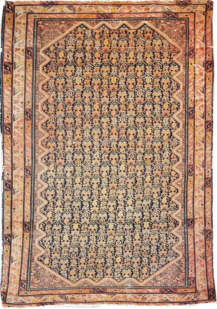 Persian Faraghan Rug (Antique -100% Wool)