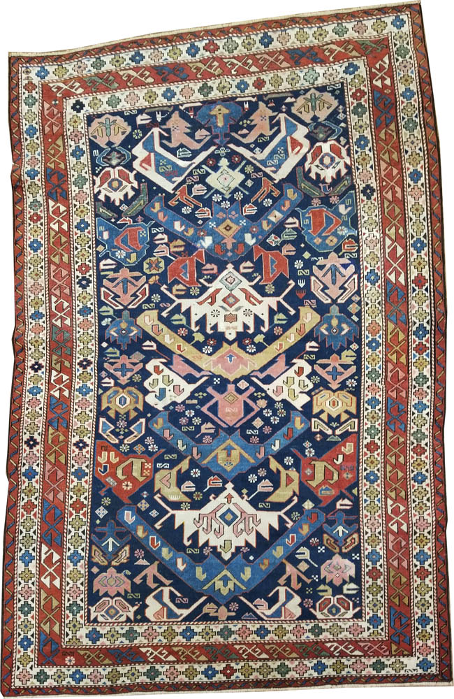 Kuba Caucasus Rug (Antique -100% Wool)