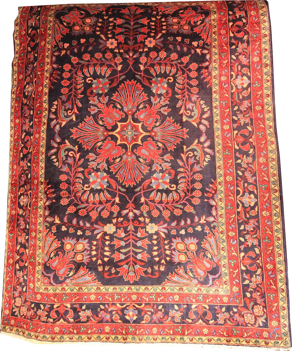Persian Lilihan Rug (Antique -100% Wool on Cotton)