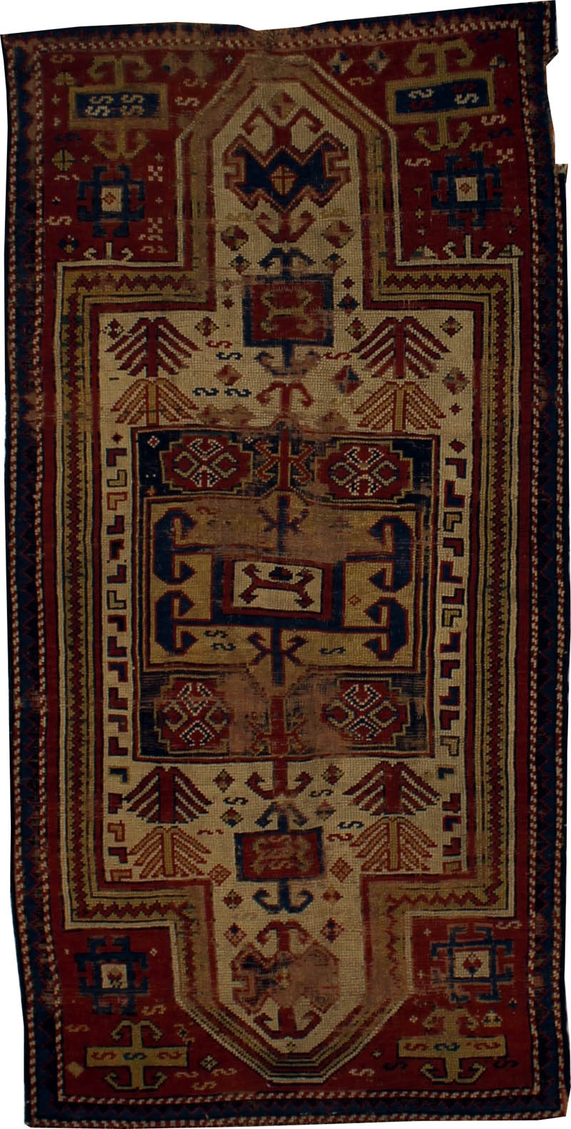 Antique Caucasian Rug