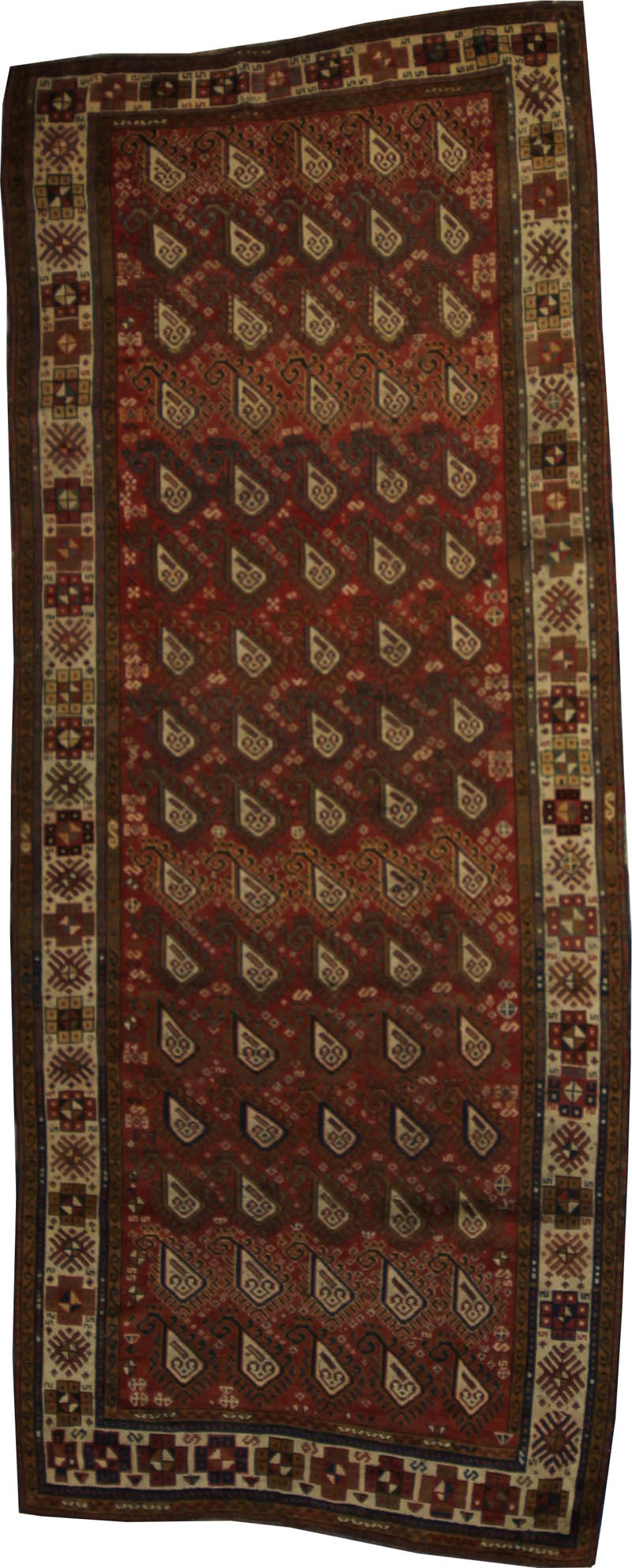 Antique Caucasian Karabagh Runner