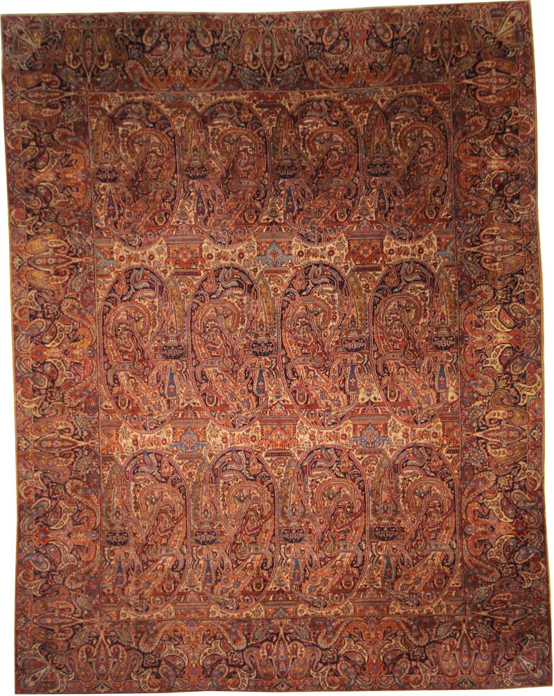 Antique Persian Kerman Rug