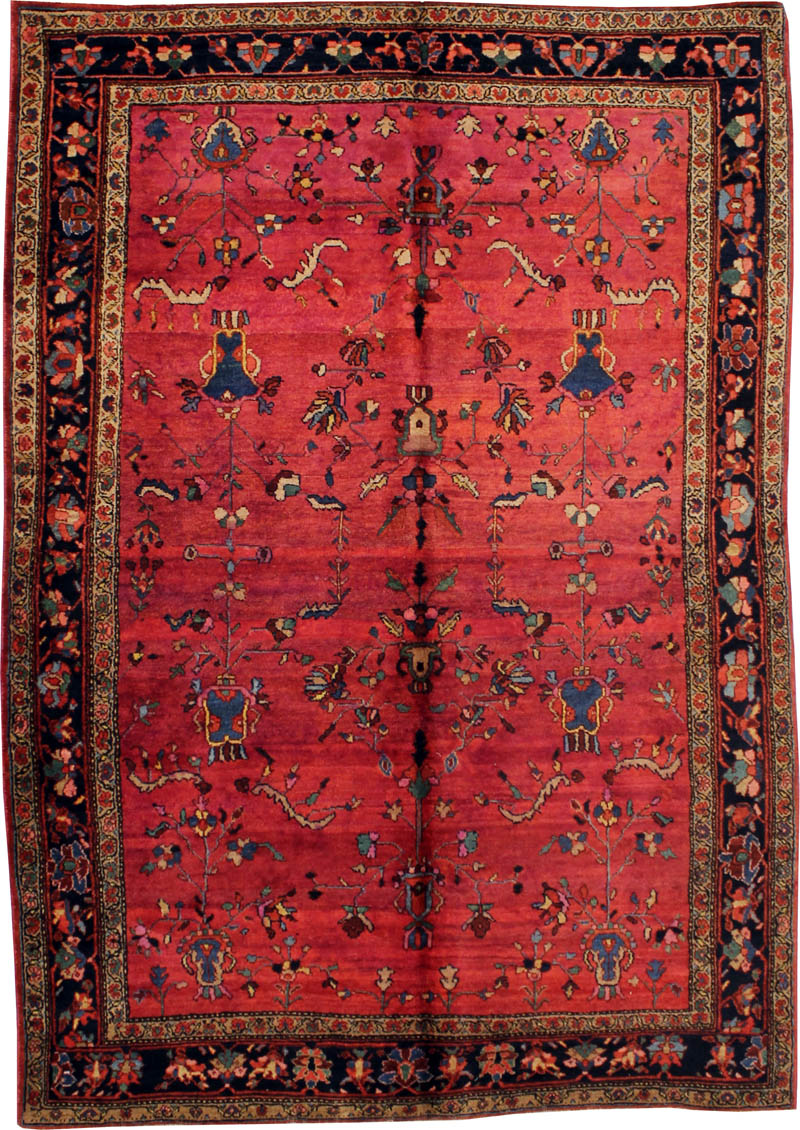 Antique Persian Sarouk Rug