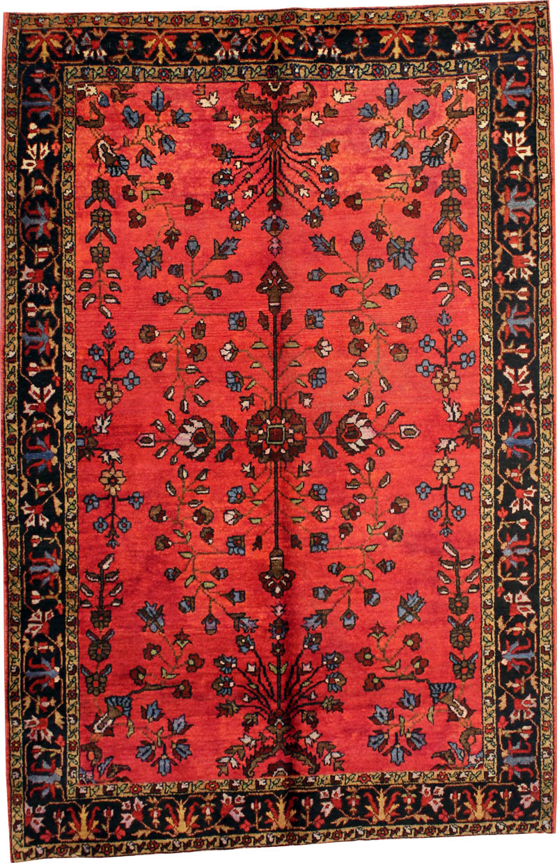Antique Persian Sarouk Rug