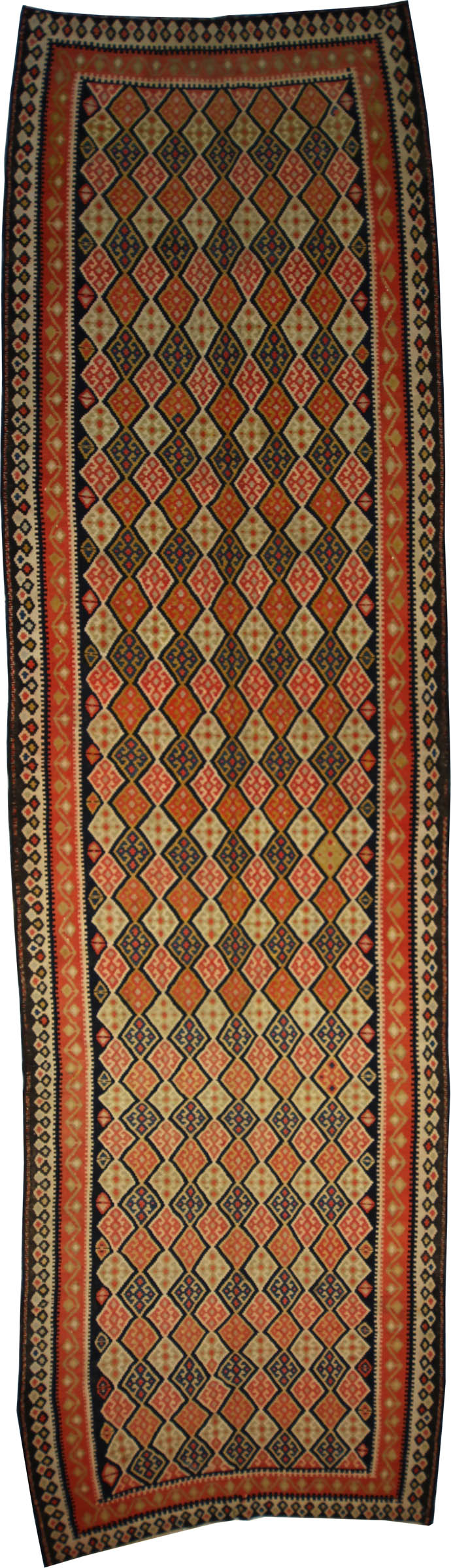 Antique Caucasian Kilim Runner