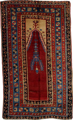 Antique Turkish Prayer Rug
