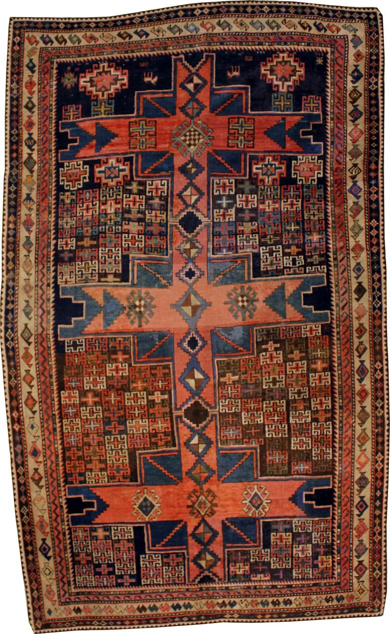 Antique Caucasian Shirvan Rug