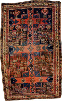 Antique Caucasian Shirvan Rug