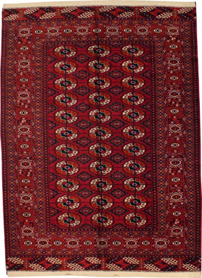 Antique Turkoman Rug (Bokhara Design)