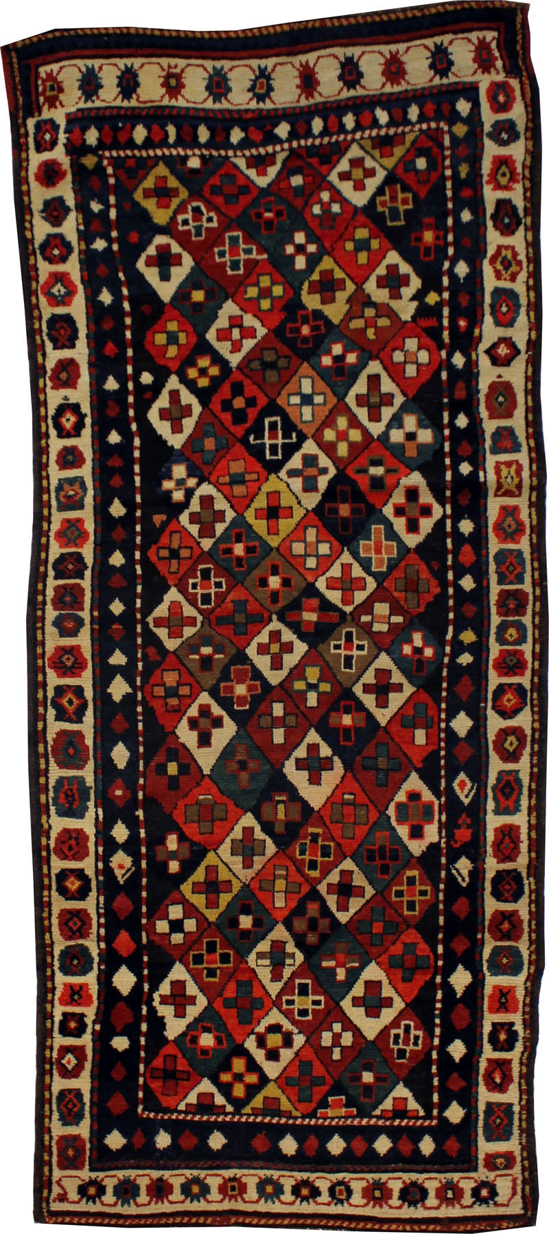 Antique Caucasian Shirvan Runner