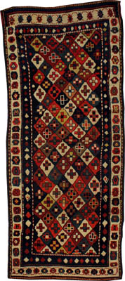 Antique Caucasian Shirvan Runner