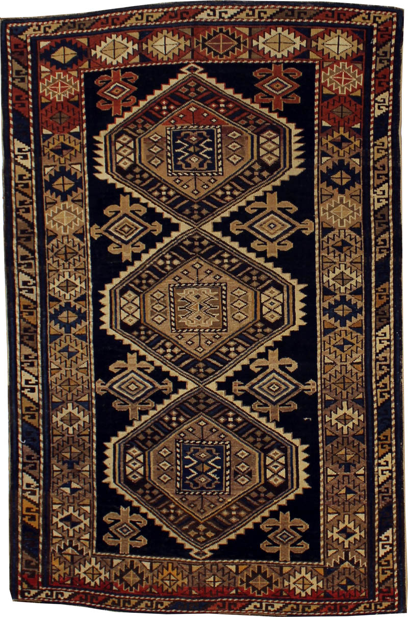 Antique Caucasian Shirvan Rug