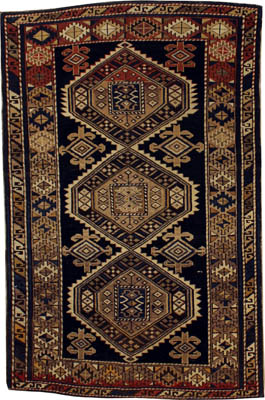 Antique Caucasian Shirvan Rug