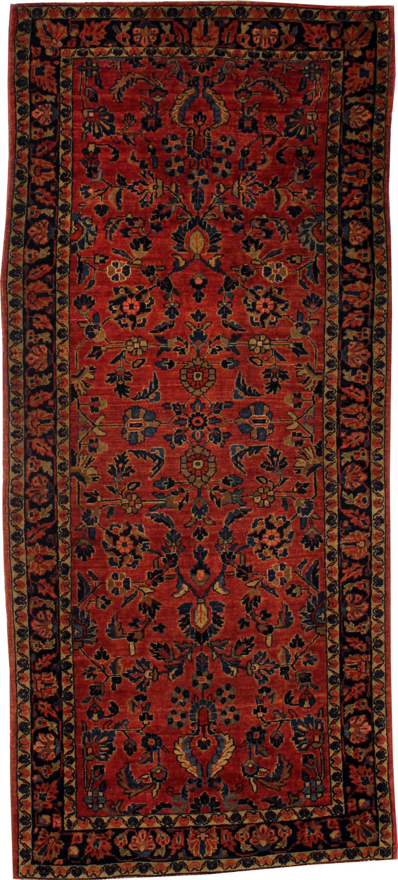 Antique Persian Saruk Rug