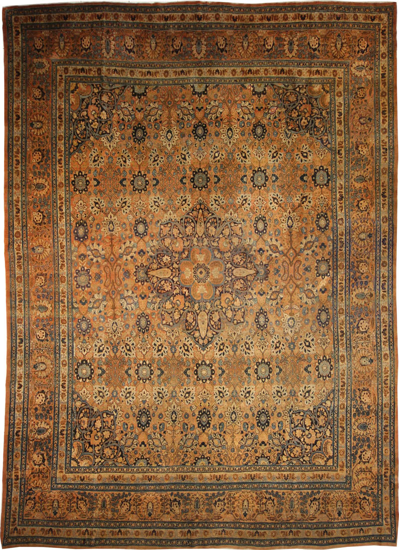 Antique Fine Tabriz Haji Jalili Rug