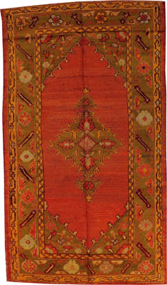 Antique Oushak Rug