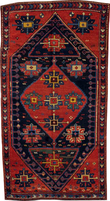 Antique Armenian Kazak Rug