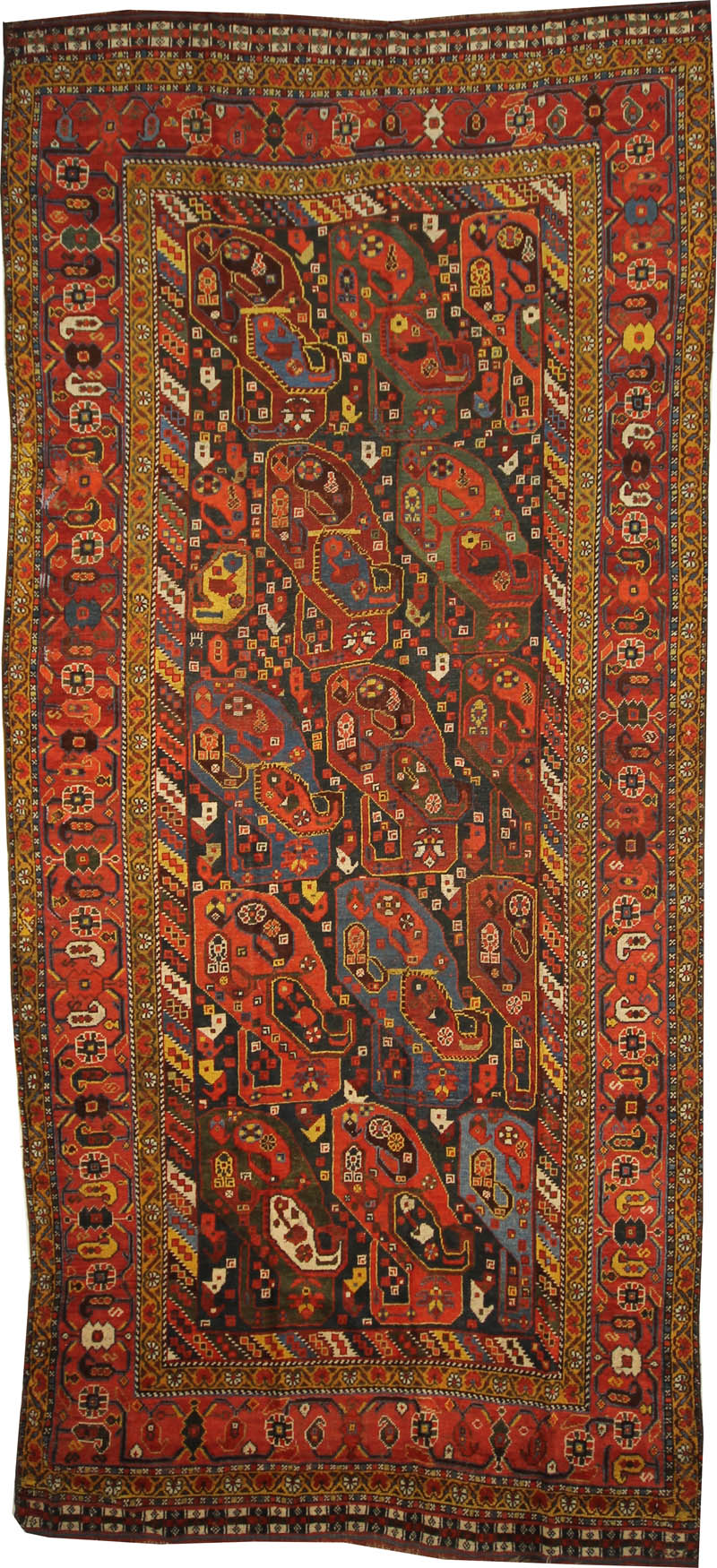 Antique Persian Kashkay Rug