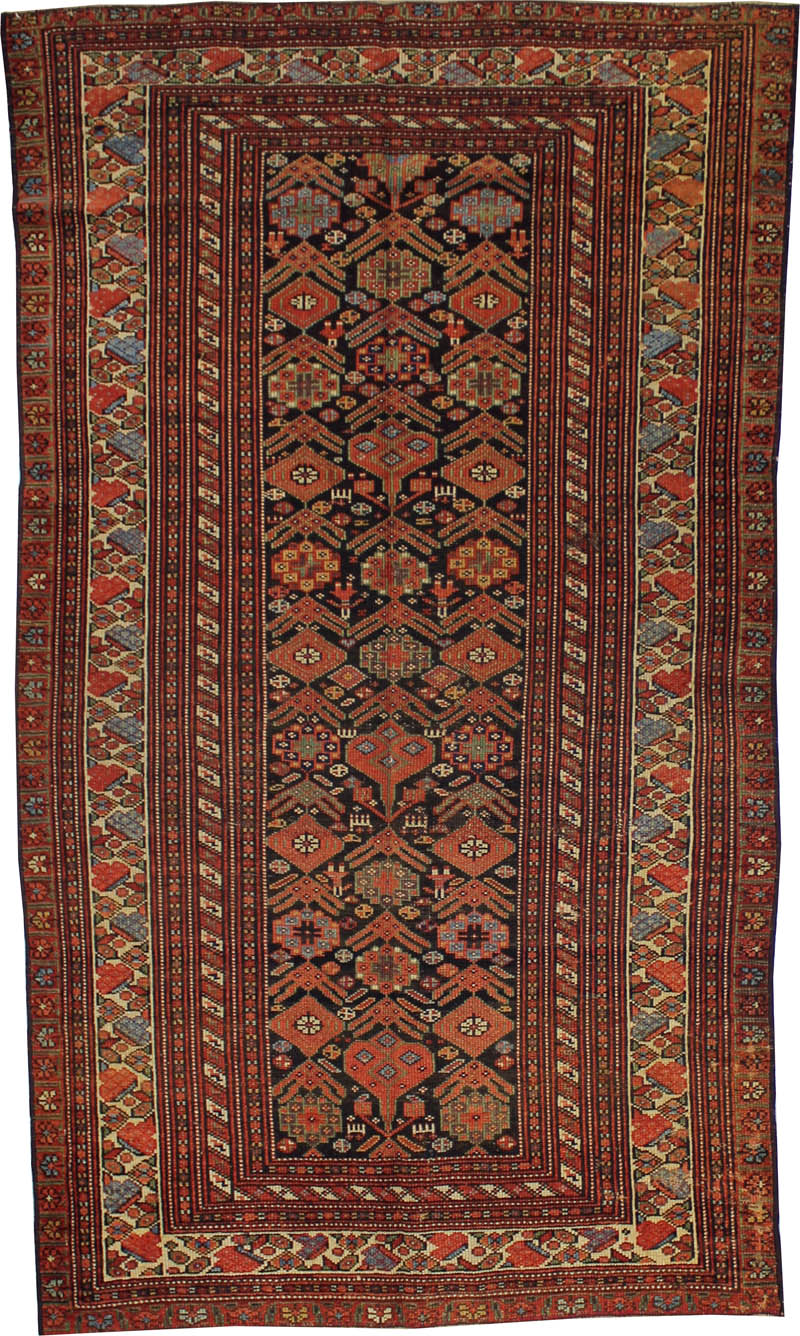 Antique Persian Meshan Malayer Rug