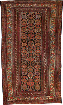 Antique Persian Meshan Malayer Rug