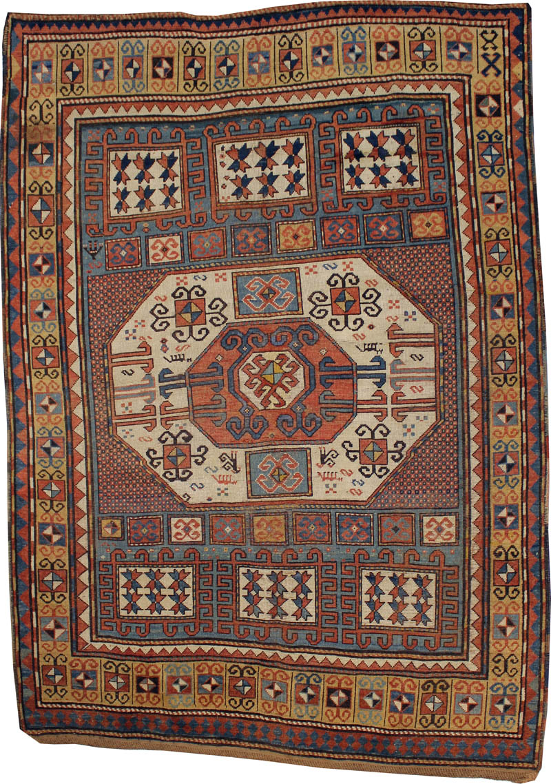Antique Caucasian Karocho Rug