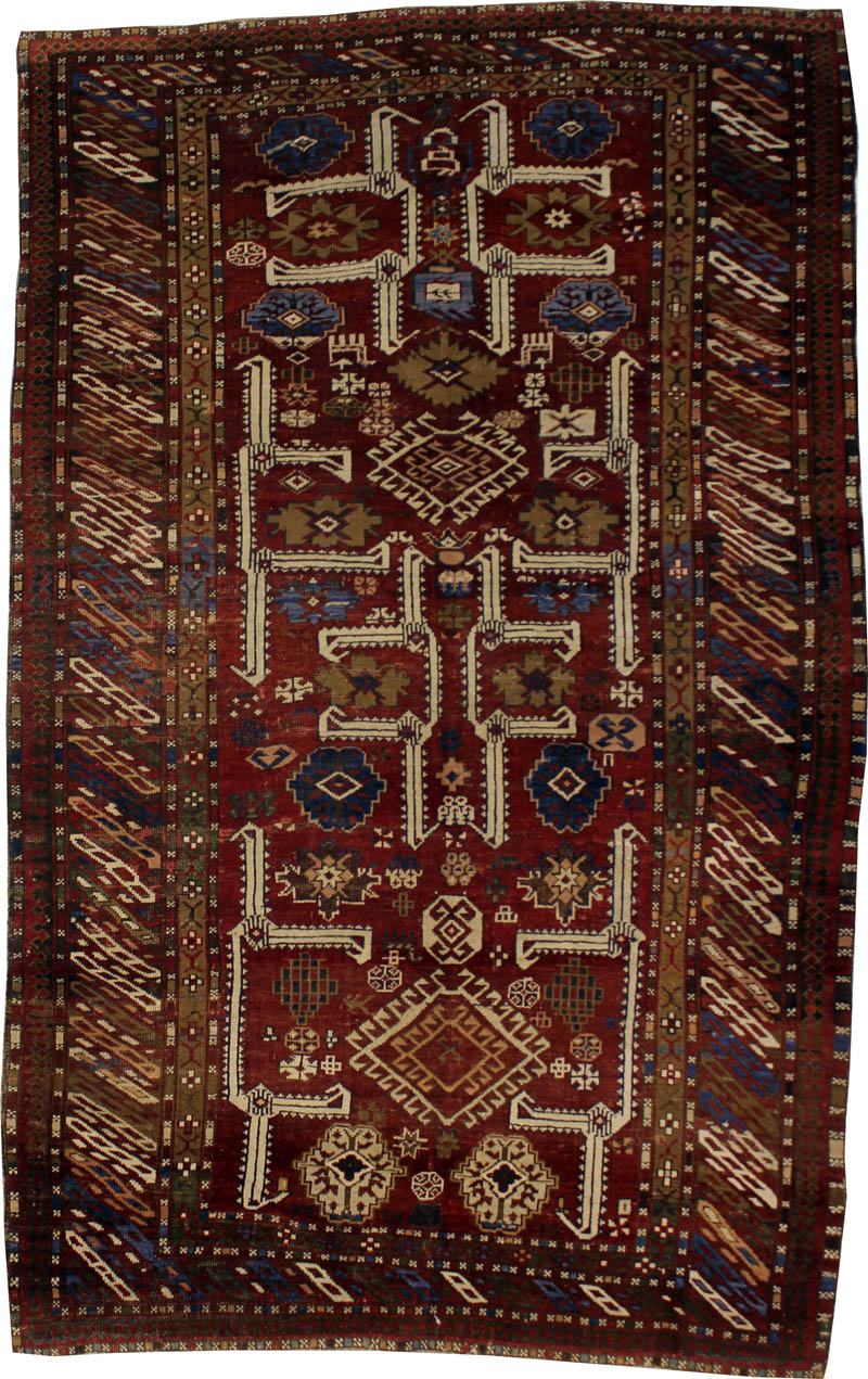 Antique Caucasian Akstafa Rug