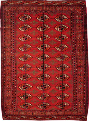 Antique Fine Turkaman Rug