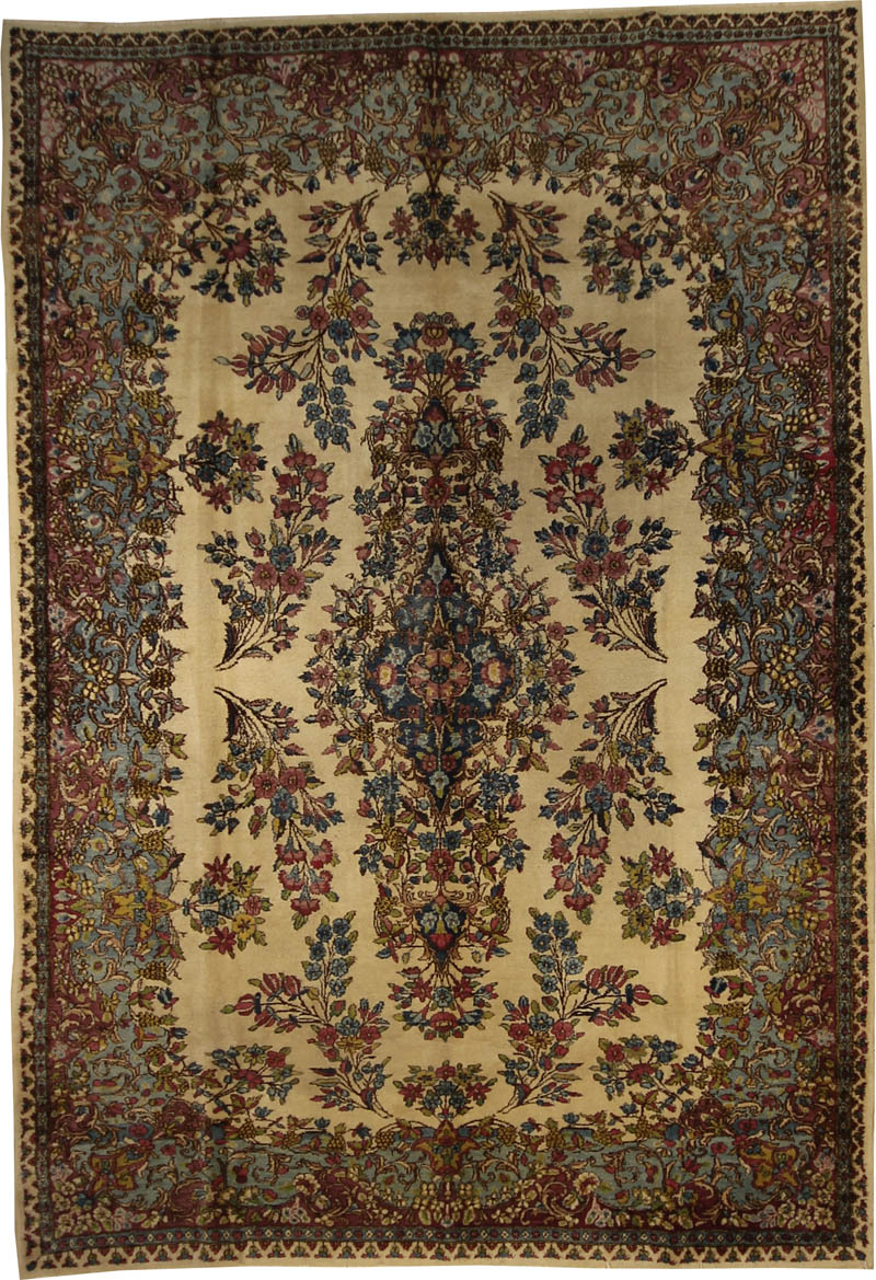 Antique Persian Kerman Rug