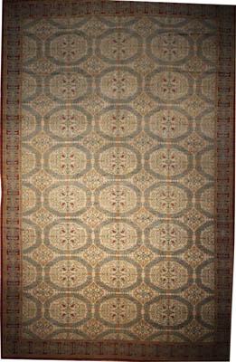 Antique Portuguese Needlepoint Rug